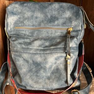 Elegant Blue Women's Backpack